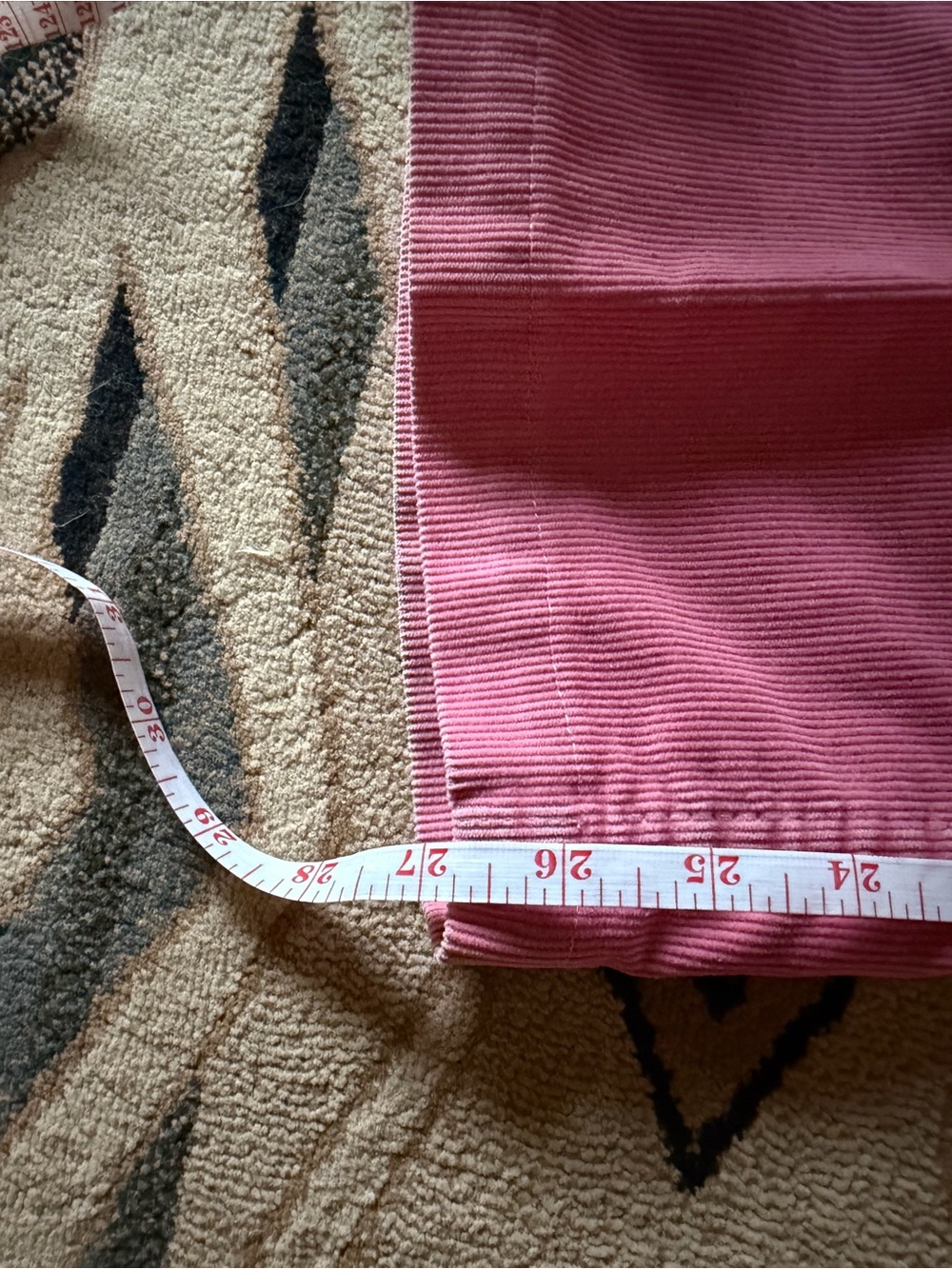 Wrangler Straight Leg Corduroy Jeans in Pink - Picture 5 of 7